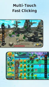 Captura de pantalla de la función de control integral de ZapTap Auto Clicker