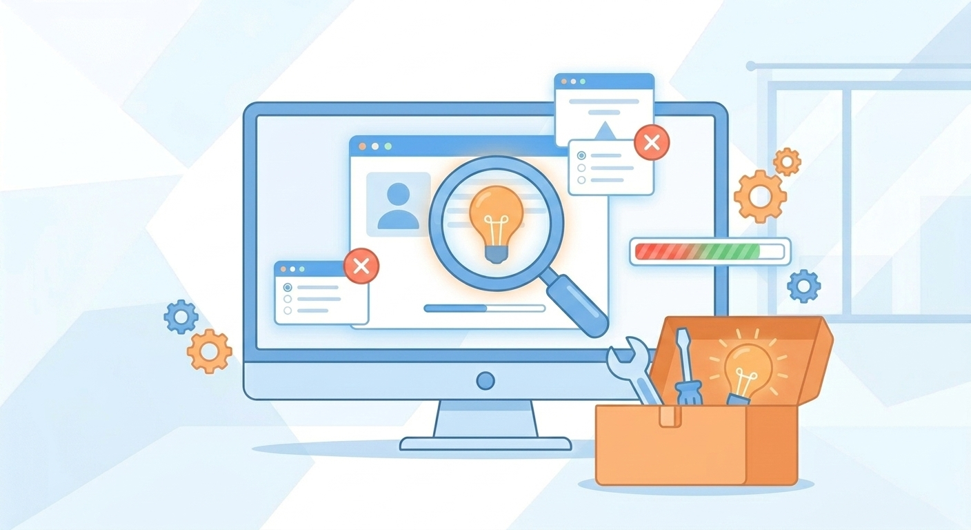 Troubleshooting category illustration