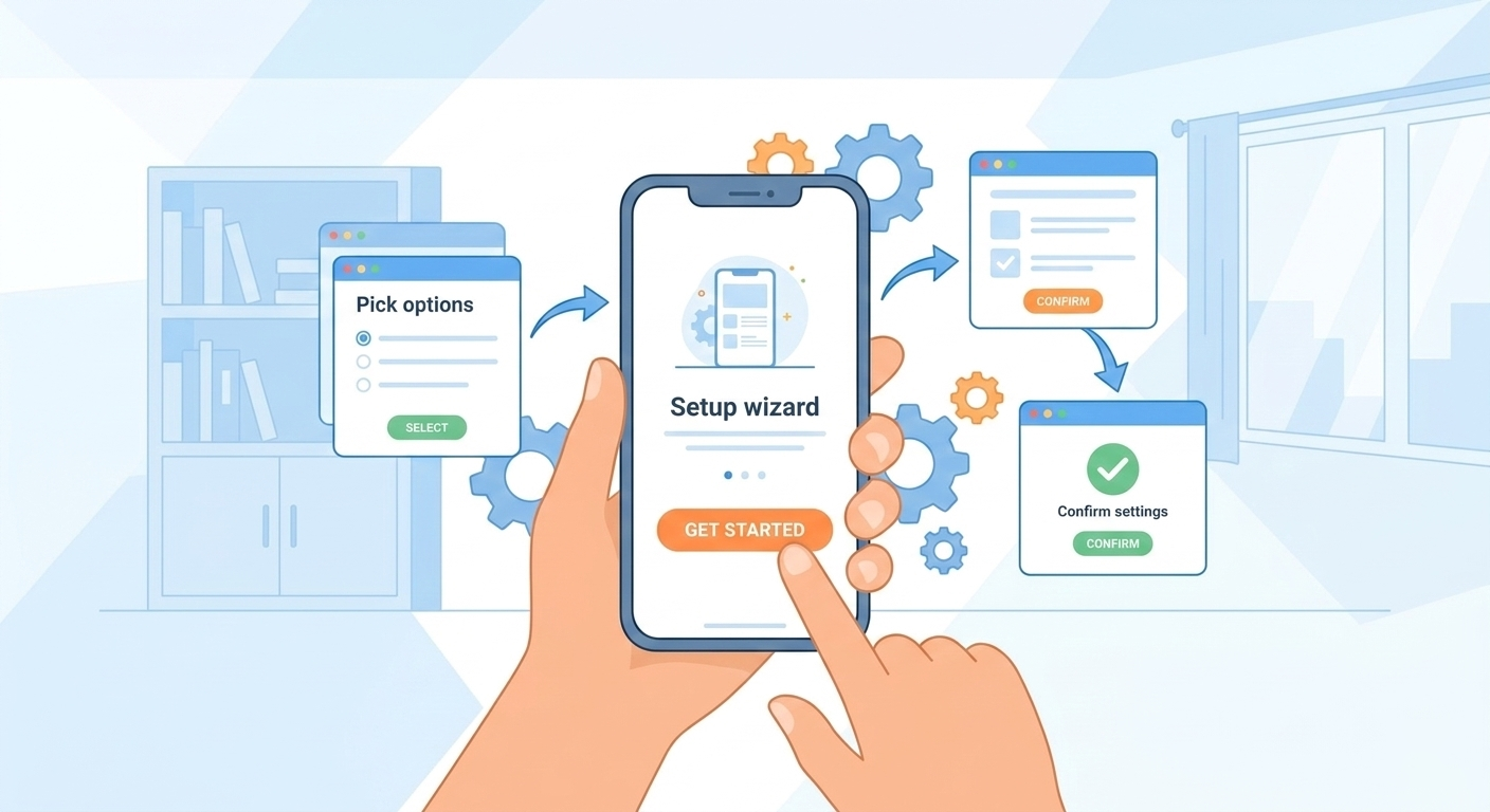 Ілюстрація категорії «Початок роботи».